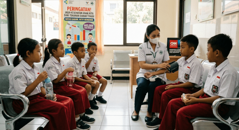Pemerintah Catat 663 Ribu Anak Sekolah Alami Hipertensi