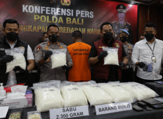 Polda Bali Bongkar Peredaran Sabu 2,3 Kilogram di Denpasar