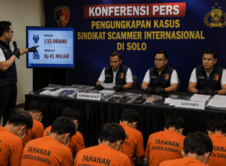 Korban Sindikat Scammer Internasional di Solo Capai 133 Orang