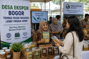 Desa Ekspor Bogor Tembus Pasar Nasional Lewat Produk UMKM