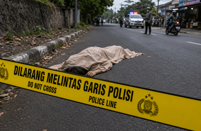 Polisi Selidiki Penemuan Mayat Wanita di Jalanan Bogor