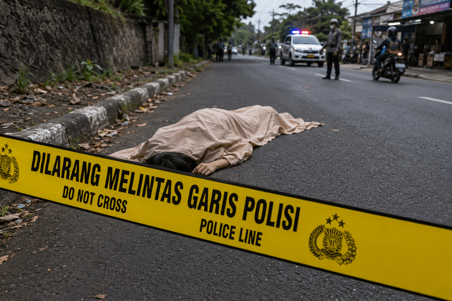 Polisi Selidiki Penemuan Mayat Wanita di Jalanan Bogor