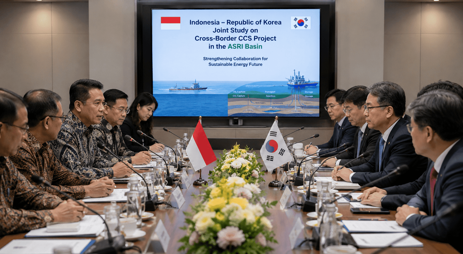 Indonesia dan Korea Selatan Kaji Proyek CCS Lintas Batas di ASRI Basin