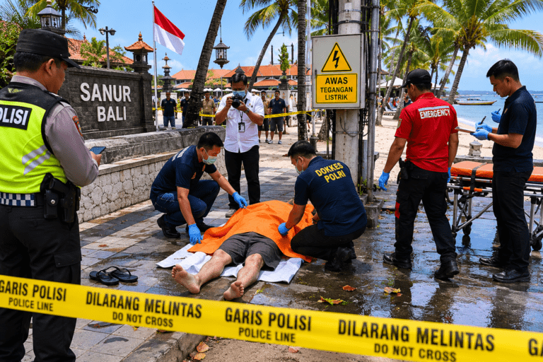 WN Jerman Tewas Diduga Tersengat Listrik di Sanur Bali