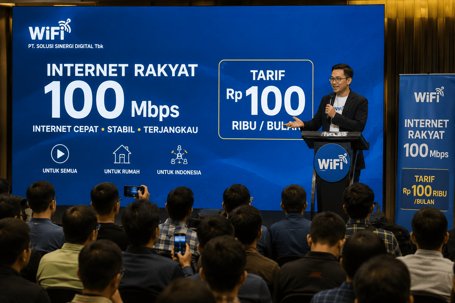 WiFi Luncurkan Internet Rakyat 100 Mbps dengan Tarif Rp100 Ribu