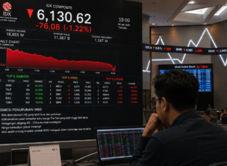 IHSG Ditutup Turun 76 Poin ke Level 6.130, Ini Pemicunya