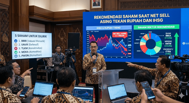 Rekomendasi Saham Saat Net Sell Asing Tekan Rupiah dan IHSG