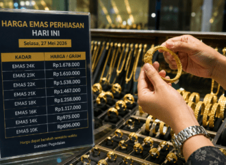 Harga Emas Perhiasan Hari Ini 27 Mei 2026, Simak Pergerakan Terbarunya