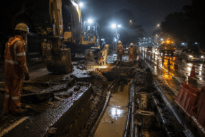 Pemprov DKI Kebut Perbaikan Jalan Amblas di Lenteng Agung, Lajur Kanan Arah Depok Dibongkar