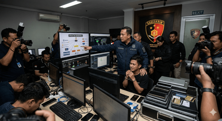 Polri Telusuri Aliran Dana Sindikat Judi Online Internasional Jakarta