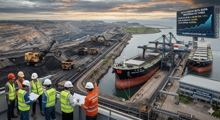 China Jadi Mitra Utama Batu Bara RI di Tengah Transformasi Energi