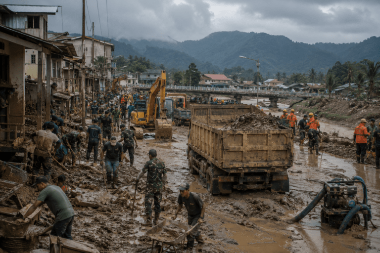 Pembersihan Lumpur Pascabencana Sumatera Hampir Rampung, Tersisa Satu Lokasi di Sumut