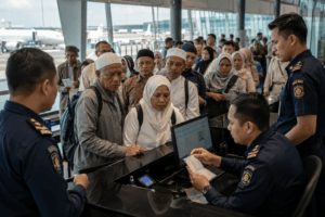 Imigrasi Soetta Tunda 89 Calon Jemaah Haji Bermodus Visa Kerja
