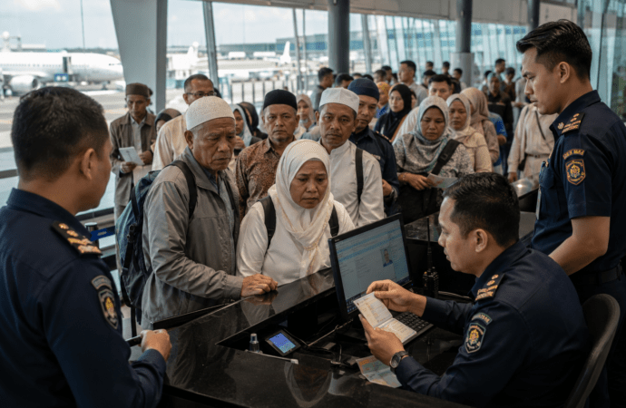 Imigrasi Soetta Tunda 89 Calon Jemaah Haji Bermodus Visa Kerja