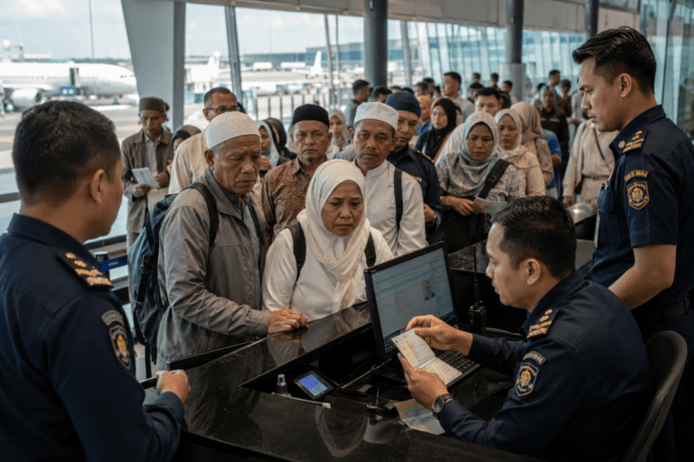 Imigrasi Soetta Tunda 89 Calon Jemaah Haji Bermodus Visa Kerja