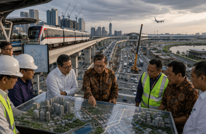 Pramono Siapkan Perpanjangan LRT Jakarta hingga PIK dan Bandara Soetta