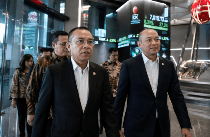 Dasco Sambangi BEI Bersama Rosan Saat IHSG Masih Tertekan