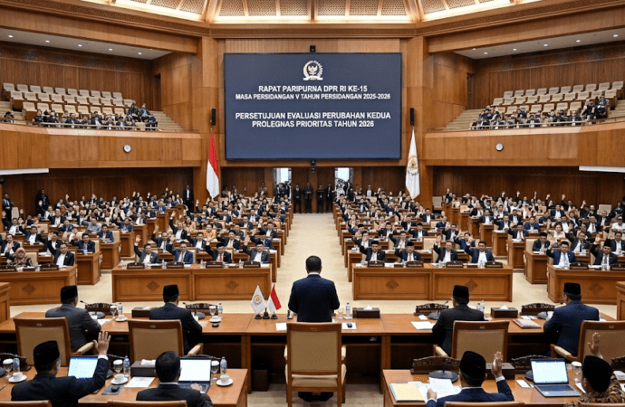 DPR Setujui Evaluasi Perubahan Kedua Prolegnas Prioritas 2026