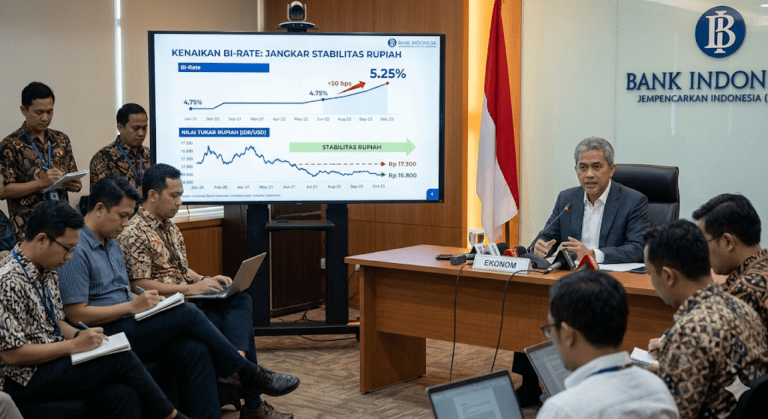 Ekonom Nilai Kenaikan BI Rate 50 Bps Tepat untuk Stabilkan Rupiah