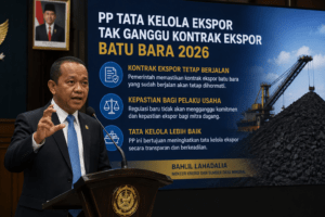 Bahlil Pastikan PP Tata Kelola Ekspor Tak Ganggu Kontrak Batu Bara hingga 2026