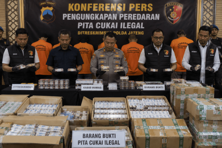 Sindikat Pita Cukai Ilegal di Jateng Dibongkar, Negara Rugi Diperkirakan Rp570 Miliar