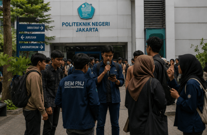Video Mahasiswa Berciuman di Kampus PNJ Viral, BEM Minta Penanganan Tegas