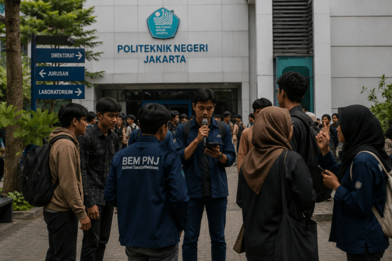 Video Mahasiswa Berciuman di Kampus PNJ Viral, BEM Minta Penanganan Tegas