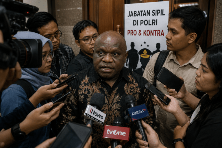 Usulan Natalius Pigai soal Jabatan Sipil di Polri Picu Perdebatan