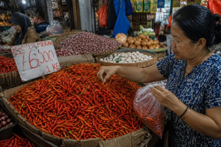 Harga Cabai Rawit Masih Membara di Level Rp76.000 per Kg, Jadi Komoditas Pangan Termahal Pekan Ini