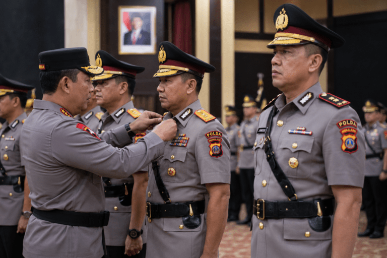 Kapolri Lantik Enam Kapolda dan Kakorlantas Baru, Rotasi Perkuat Organisasi Polri