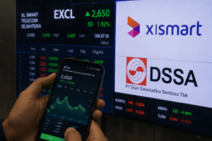 DSSA Beli Saham Pengendali EXCL Senilai Rp8,54 Triliun