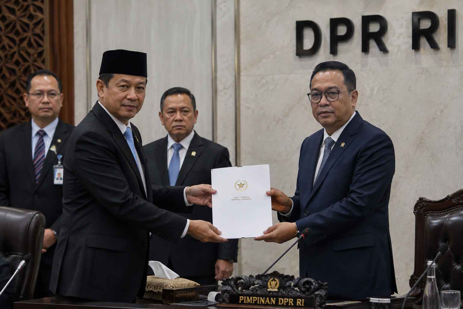 Mensesneg Serahkan Surpres Gubernur BI ke DPR