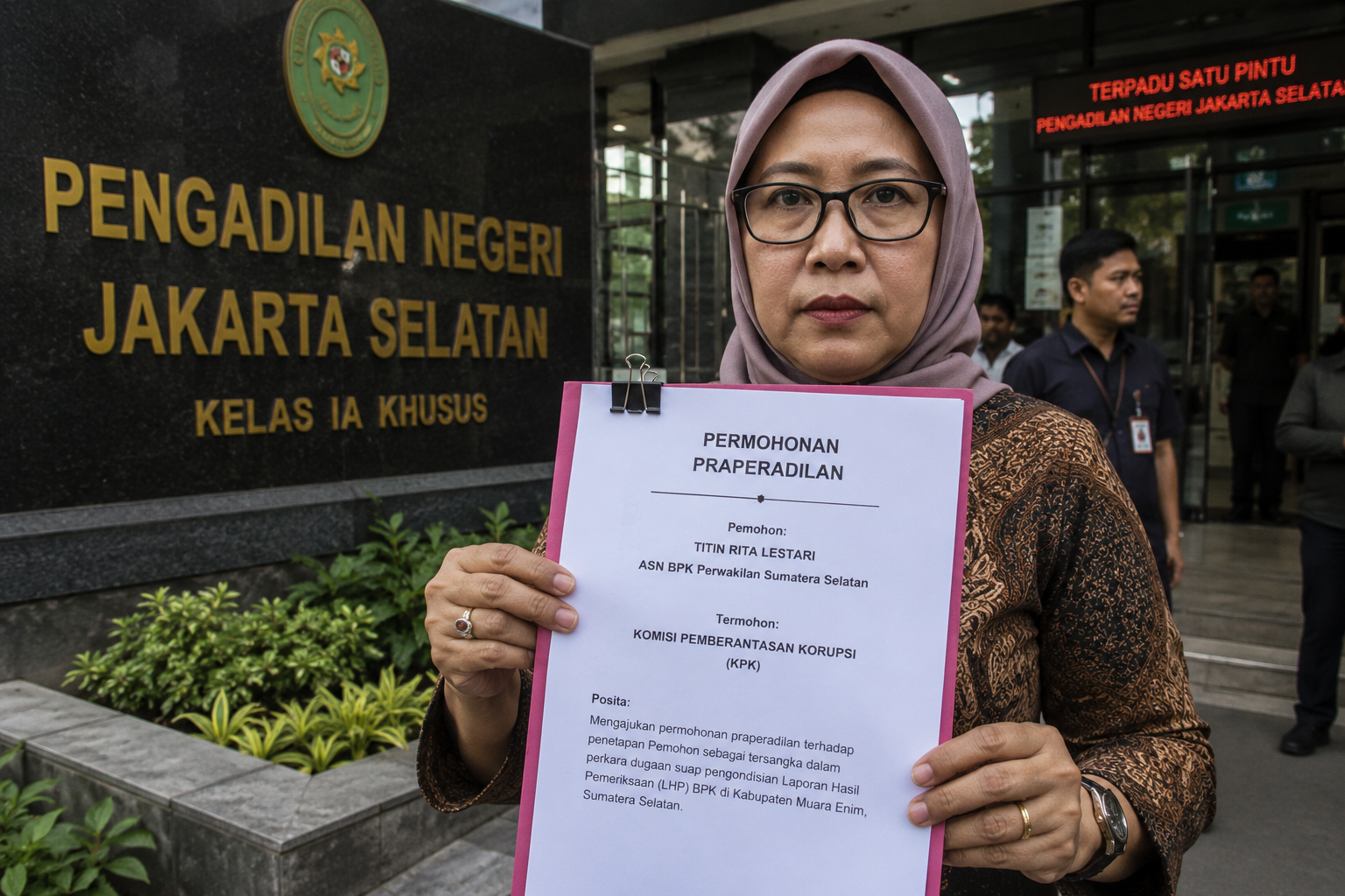 ASN BPK Tersangka Suap Ajukan Praperadilan terhadap KPK