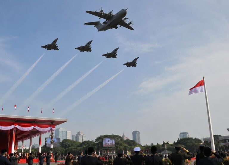 Jet Tempur Rafale dan A400M Gemuruhkan Istana di HUT RI ke-81