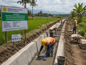 Kementerian PU Kucurkan Rp107,28 Miliar untuk Rehabilitasi Jaringan Irigasi