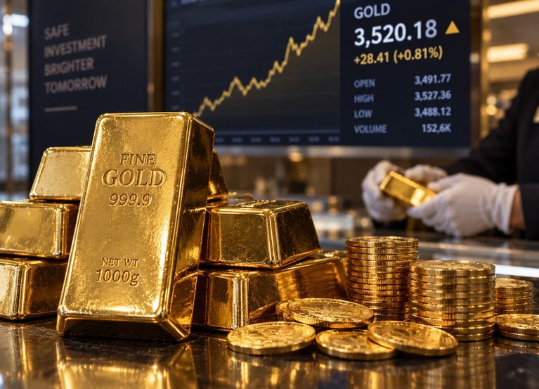 Harga Emas Batangan Antam Turun Jadi Rp2.627.000/Gram 