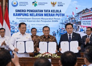 KKP Gandeng Kemenkop Kelola Kampung Nelayan